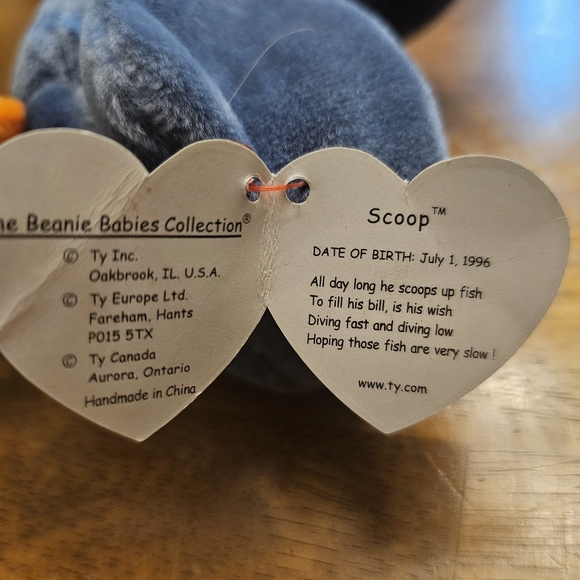 ty Beanie Baby Collectible "Scoop " the Pelican. - Picture 4 of 6
